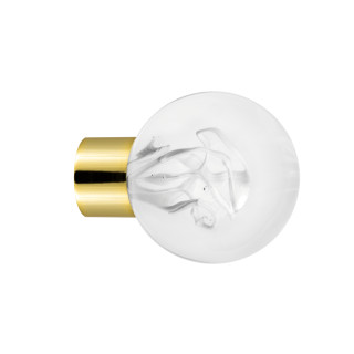 Bouton de meuble collection Tubes de Bulles - Incolore