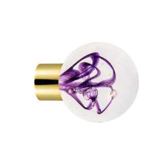 Bouton de meuble collection Tubes de Bulles - Hyacinte