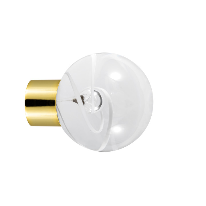 Bouton de meuble collection Chantilly - Blanc