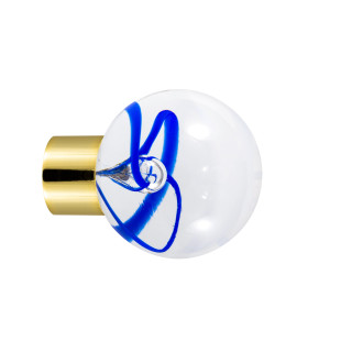 Bouton de meuble collection Chantilly - Bleu