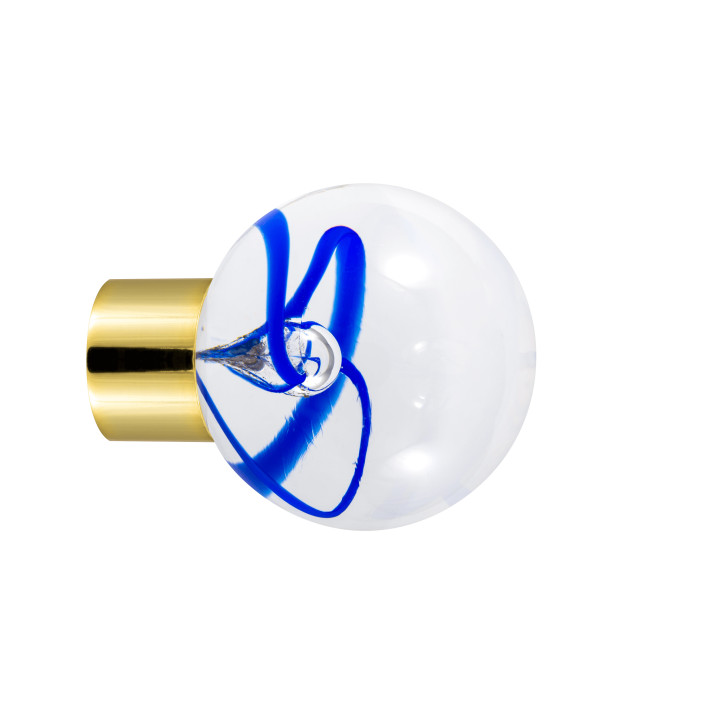 Bouton de meuble collection Chantilly - Bleu