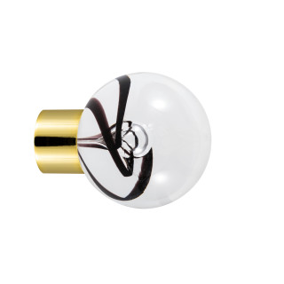 Bouton de meuble collection Chantilly - Noir