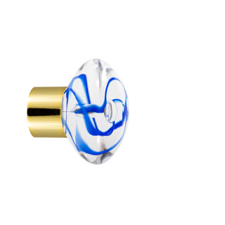 Bouton de meuble collection Chantilly - Bleu