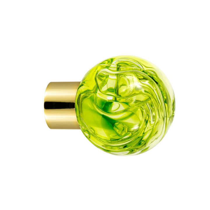 Bouton de meuble collection Lavallière - Vert Anis