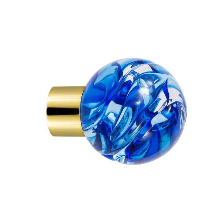 Bouton de meuble collection Lavallière - Bleu