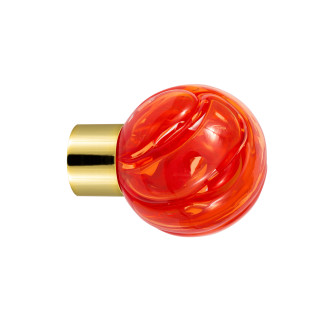 Bouton de meuble collection Lavallière - Rouge Chili