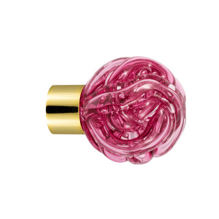 Bouton de meuble collection Lavallière - Rose Fuchsia