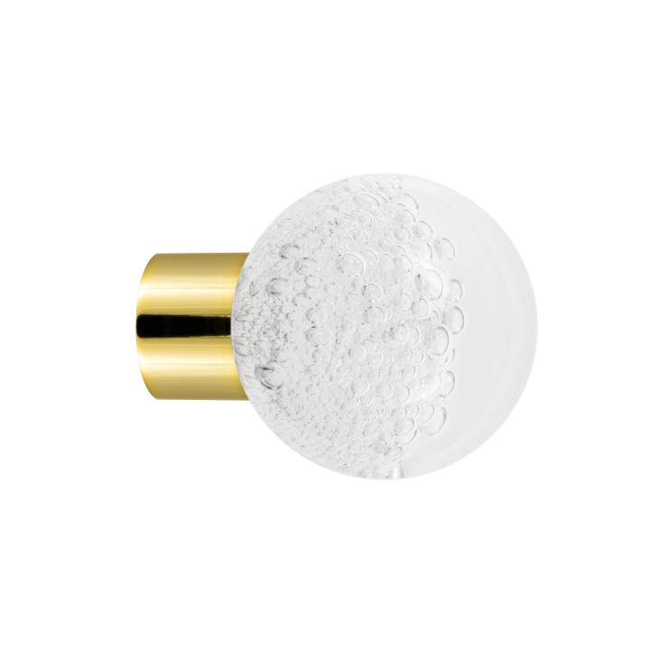 Bouton de meuble collection Microbulles - Incolore