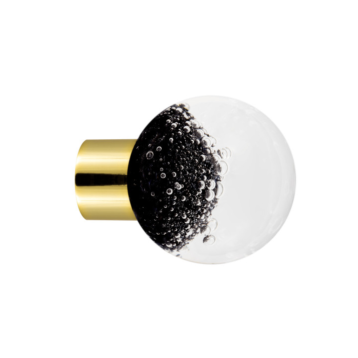 Bouton de meuble collection Microbulles - Noir
