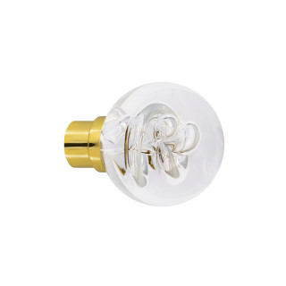 Bouton de porte collection Tubes de bulles - Incolore