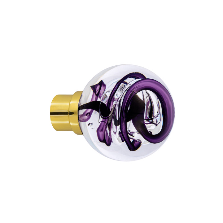 Bouton de porte collection Tubes de bulles - Hyacinte