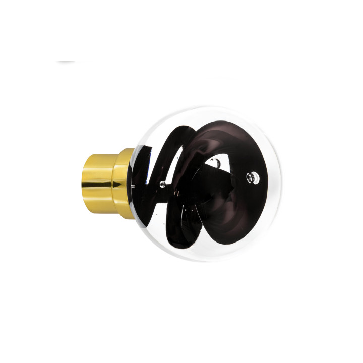 Bouton de porte collection Tubes de bulles - Noir