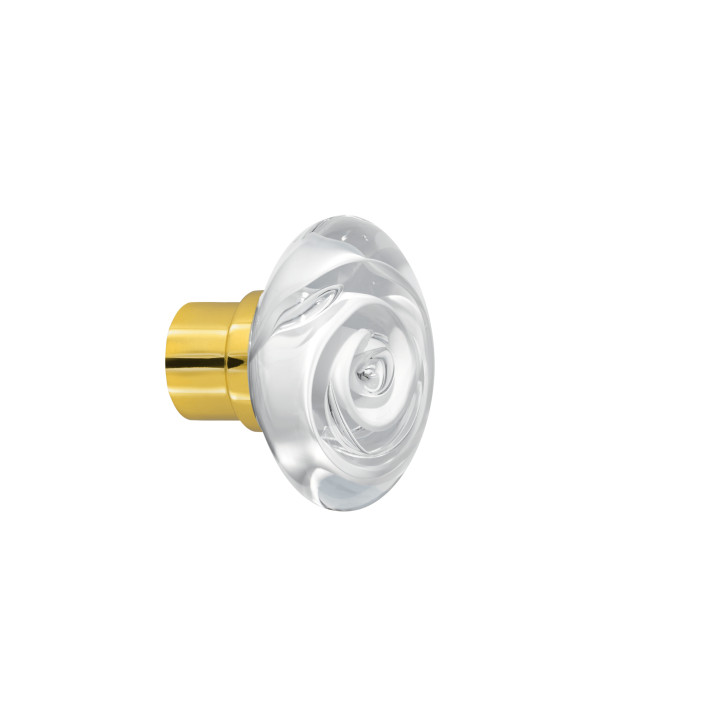 Bouton de porte collection Tubes de bulles - Blanc