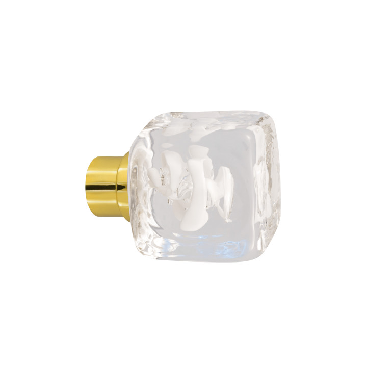 Bouton de porte collection Tubes de bulles - Blanc