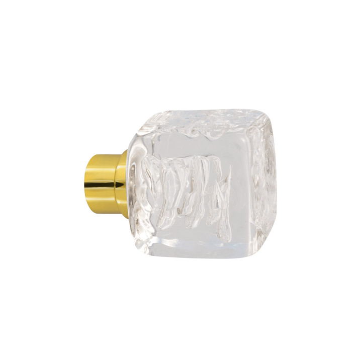 Bouton de porte collection Tubes de bulles - Incolore