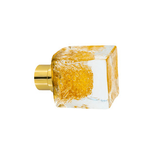 Bouton de porte collection Microbulles - Jaune Topaze