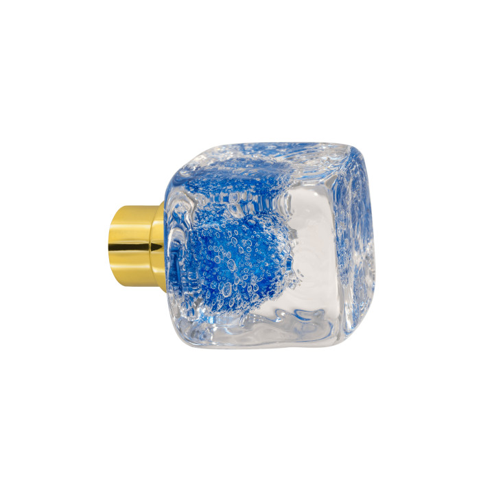 Bouton de porte collection Microbulles - Bleu