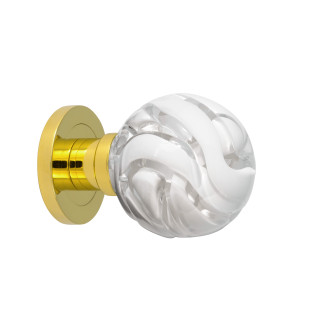 Bouton de porte collection Lavallière - Blanc