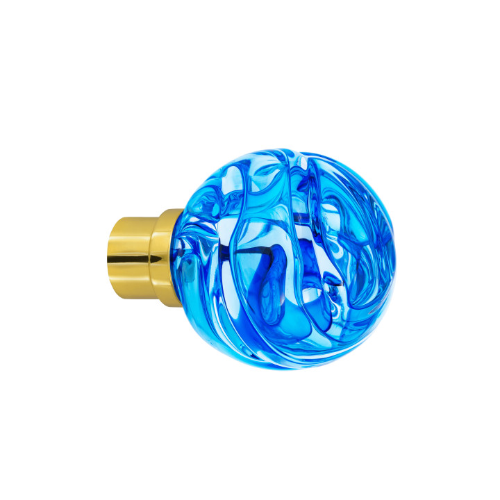 Bouton de porte collection Lavallière - Bleu