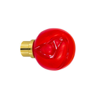 Bouton de porte collection Lavallière - Rouge Chili