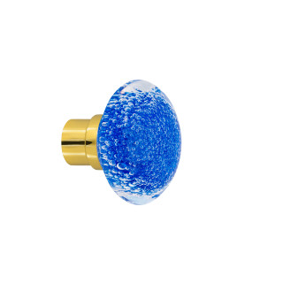 Bouton de porte collection Microbulles - Bleu