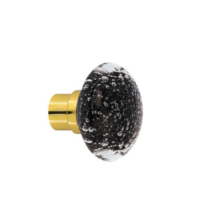 Bouton de porte collection Microbulles - Noir