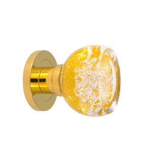 Bouton de porte collection Alberto - Argent + Or