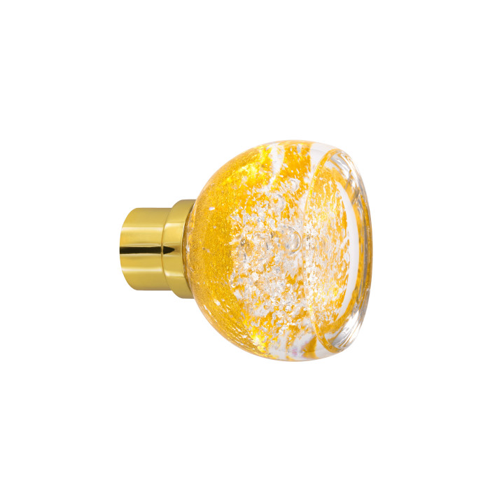 Bouton de porte collection Alberto - Argent + Or