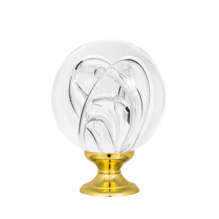 Boule d'escalier collection Tubes de Bulles - Incolore