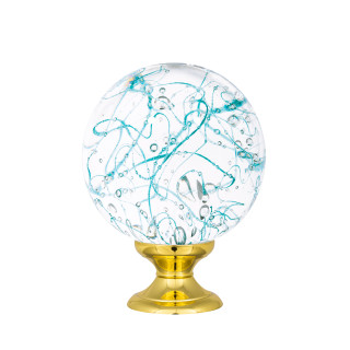 Boule d'escalier collection Perlées - Vert Emeraude