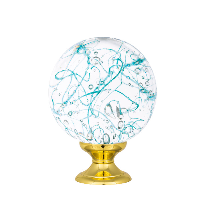 Boule d'escalier collection Perlées - Vert Emeraude