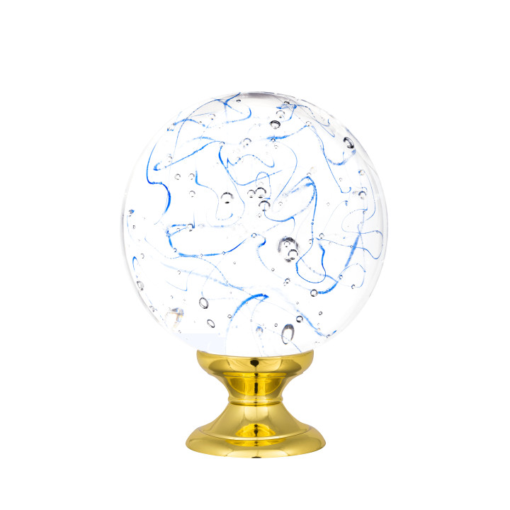 Boule d'escalier collection Perlées - Bleu