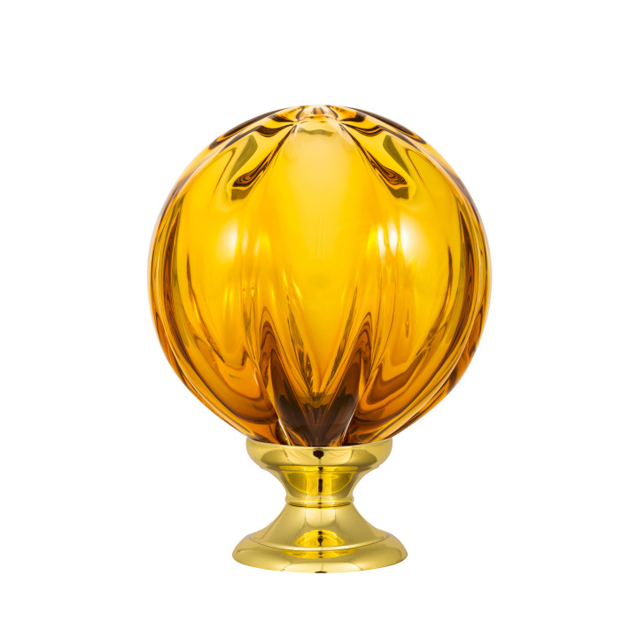 Boule d'escalier collection Cara - Jaune Topaze