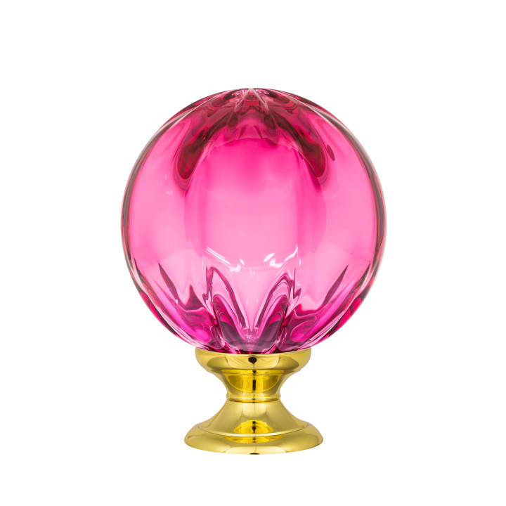 Boule d'escalier collection Cara - Rose Fuchsia